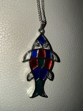 Vintage Sarah Coventry "Jewelfish" necklace (circa 1971)